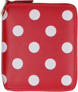 Printed leather wallet-1